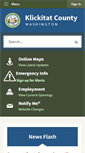 Mobile Screenshot of klickitatcounty.org