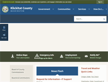 Tablet Screenshot of klickitatcounty.org